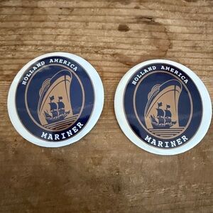Holland America Mariner Status Badge pins (pair)